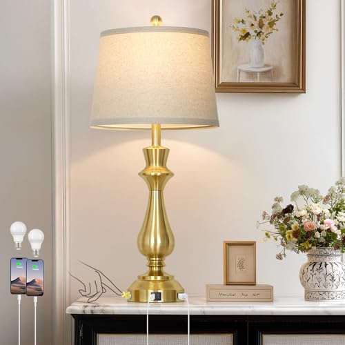 Modern Gold Table Lamp for Living Room