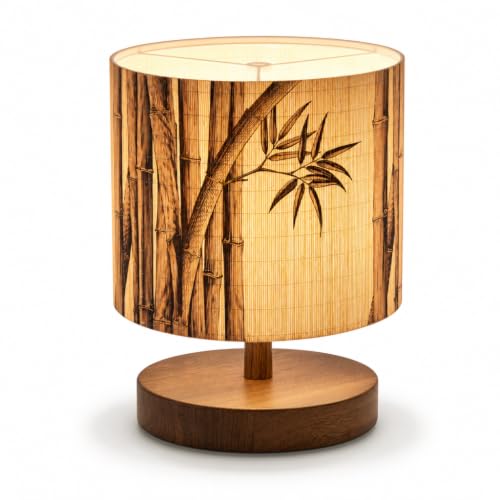 Soft bamboo lampshade for table & floor lamps