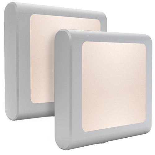 Plug in Led Night Light with Auto Dusk to Dawn Sensor (2 Count)