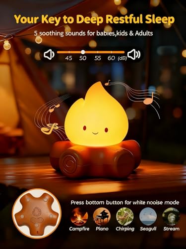 3Pcs Campfire Night Light (3 Count)