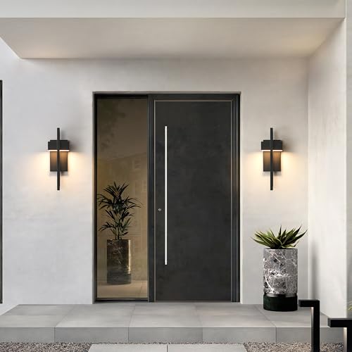 Modern Large Outdoor Wall Lights 3000K Integrated LED Outdoor Wall Sconces Lighting