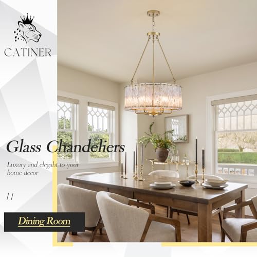Modern 20" Crystal Glass Chandelier 6