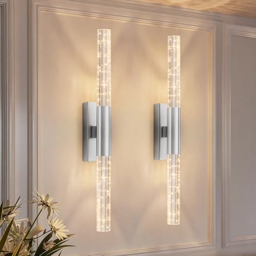 Battery Operated Wall Sconces Set of 2