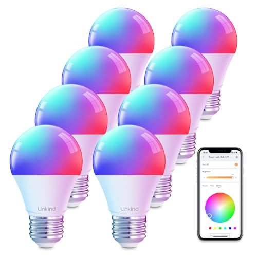 WiFi Smart Light Bulbs (8 Count)