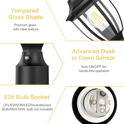 Dusk to Dawn Outdoor Post Lights