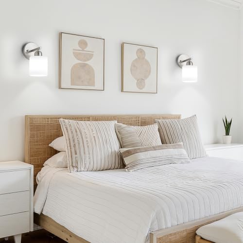 Brushed Nickel Bathroom Light