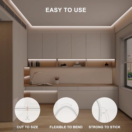 16.4ft COB LED Strip Light with Remote (16.4 Foot)