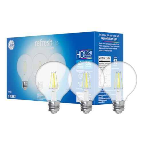 Refresh LED G25 Globe Light Bulbs (3 Count)