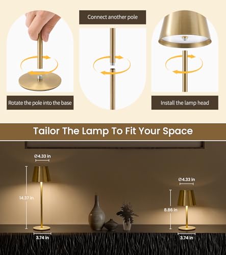 3 Pack Cordless Table Lamp (3 Count)