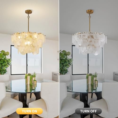 Gold Chandeliers Modern Glass Chandelier