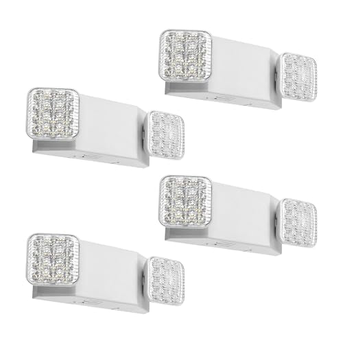 4 Pack Emergency Lights for Business