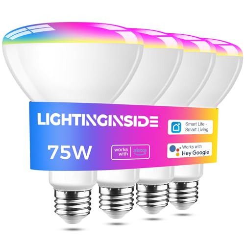 Smart Light Bulbs 1100LM (4 Count)