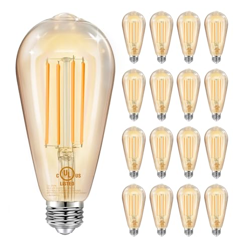 16 Pack Vintage LED Edison Bulbs (16 Count)