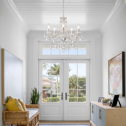 Crystal White Chandelier