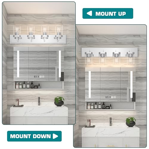 Chrome Bathroom Vanity Light