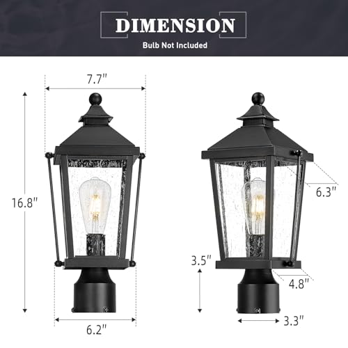17 Inch Outdoor Post Light