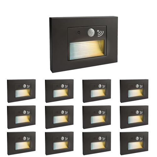 12 Pack Horizontal LED Step Lights