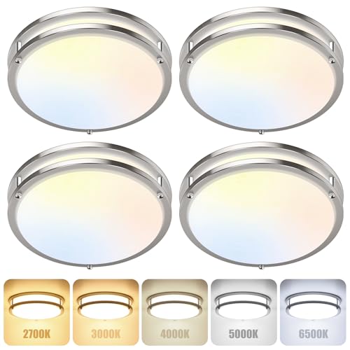 4 Pack 12 Inch Dimmable LED Ceiling Lights (4 Count)