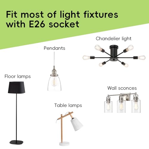 Edison Bulbs E26 LED Bulb 60 Watt Equivalent