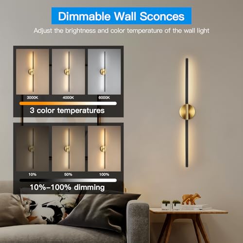 Battery Operated Wall Sconces Set of Two (2 Count)