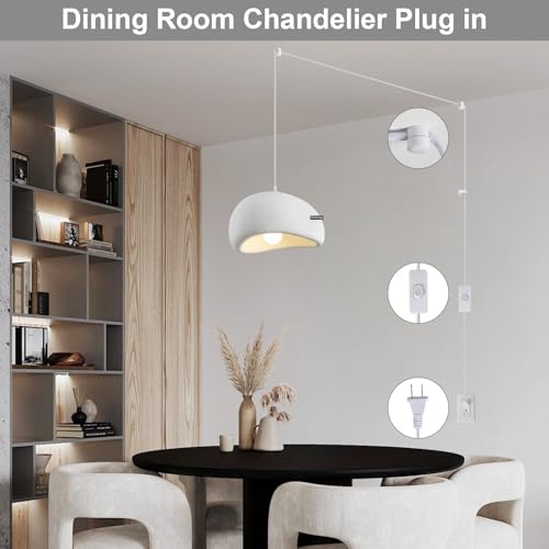 11.8in Plug in Chandelier
