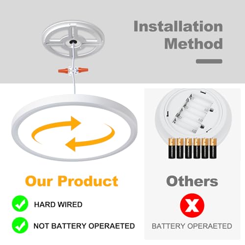Dimmable Ceiling Light with Remote Control