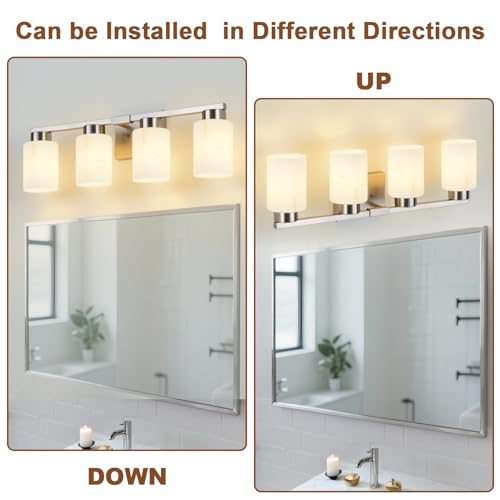4 Light Bathroom Light Fixtures