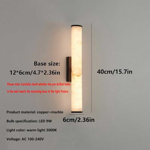 15.7" Spanish Alabaster Wall Sconce
