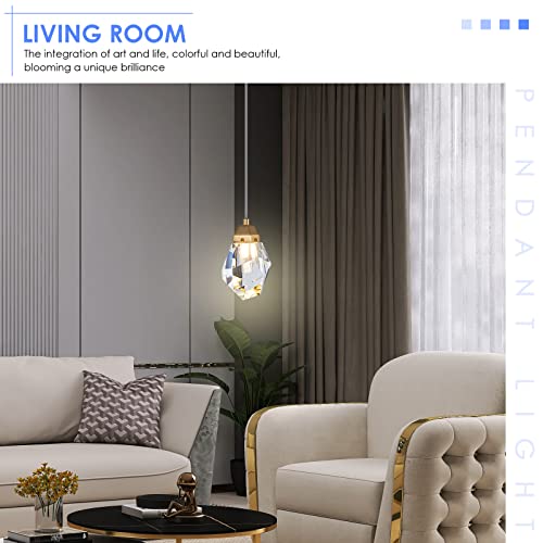 2 Pack Crystal Pendant Lights (2 Count)