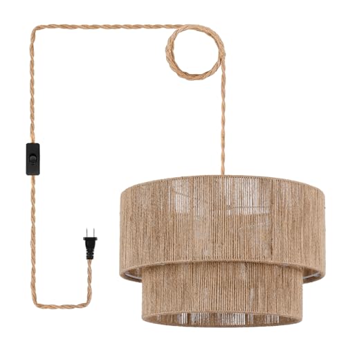18” Plug in Pendant Light