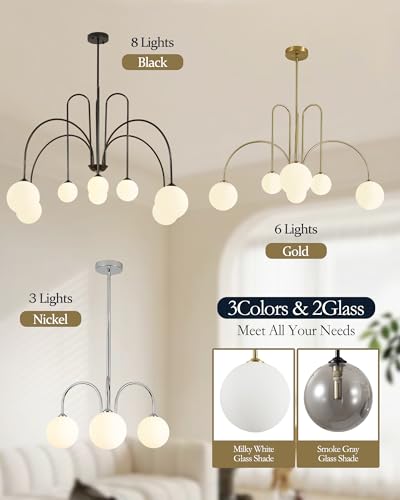 Gold Sputnik Chandelier