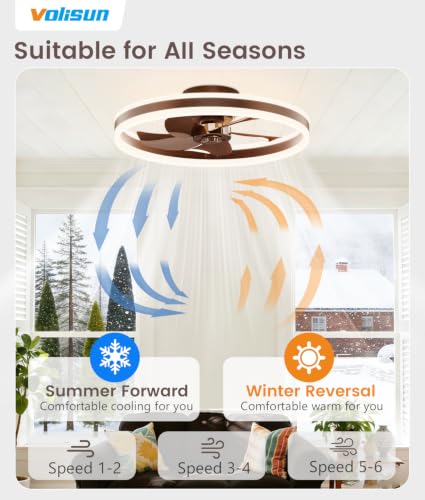 Low Profile Ceiling Fans with Lights and Remote