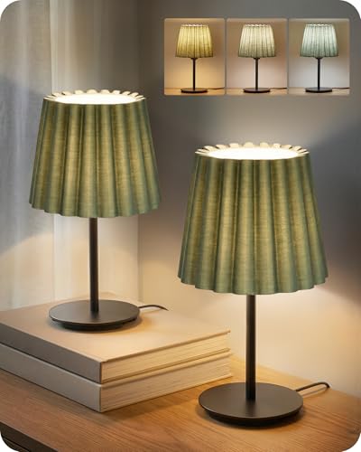Small Bedside Table Lamps Set of 2 (2 Count)