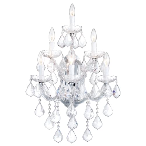 Large Modern Crystal Wall Lamp