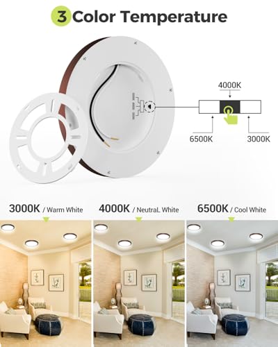 1PACK LED Flush Mount Ceiling Light
