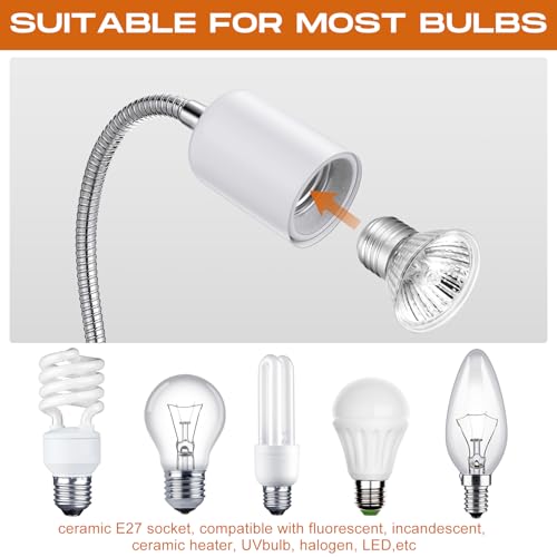 3 Set Reptile Heat Lamp UVA