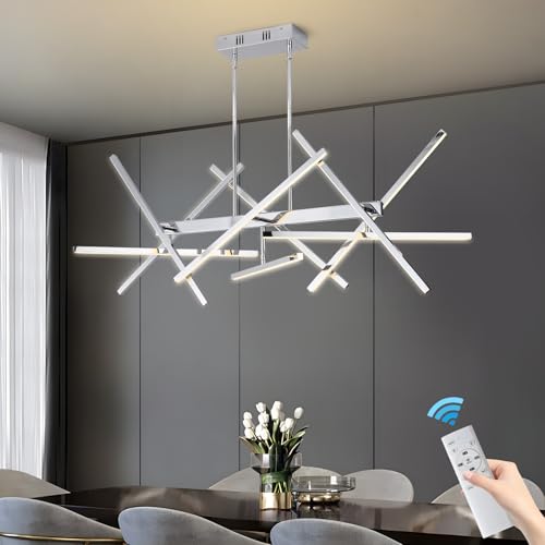 50'' Modern Chrome Chandelier Light Fixtures