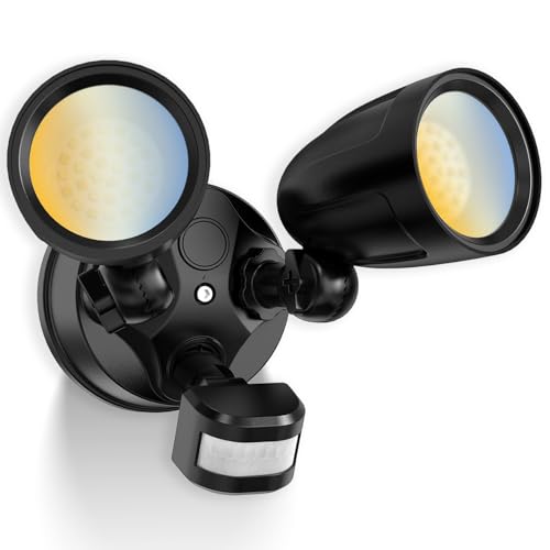 Motion Sensor Outdoor Lights Metal Heads