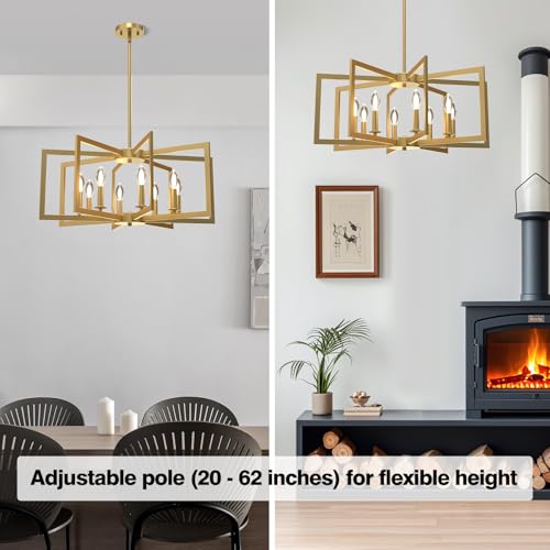 Modern Gold Chandelier