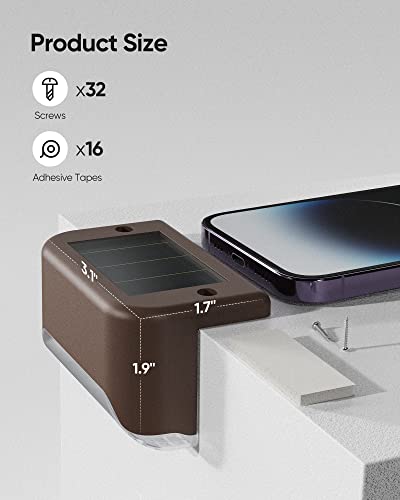 Solar Deck Lights (16 Count)