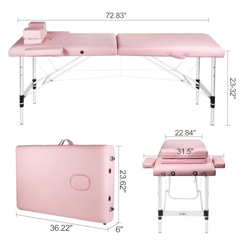 Portable Lash Bed for Lash Extensions with Eyelash Pillow