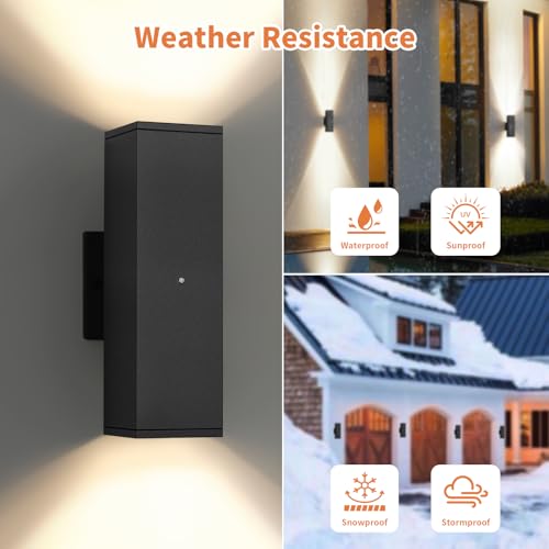 1 Pack Dusk to Dawn Outdoor Wall Light