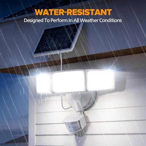 3000LM Solar LED Security Lights Motion Sensor Light Outdoor