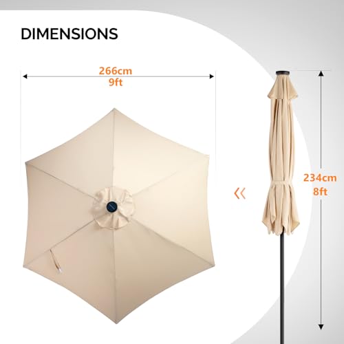 Patio Umbrella with Lights