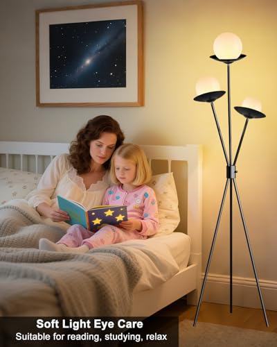 3 Globe Dimmable Tripod Floor Lamp (3 Count)