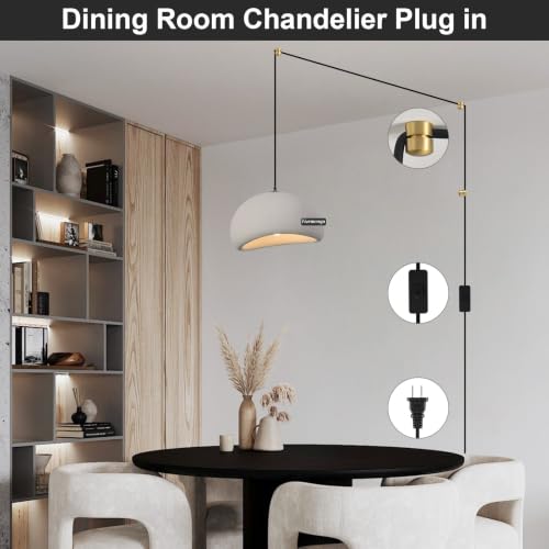 11.8in Plug in Chandelier