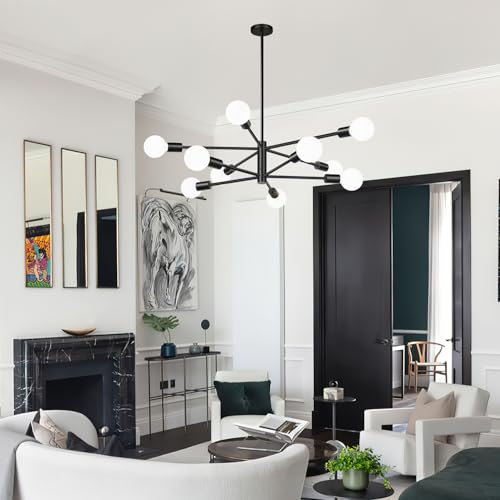 11" 52" Height Adjustable Sputnik Chandeliers Dining Room Light Fixture