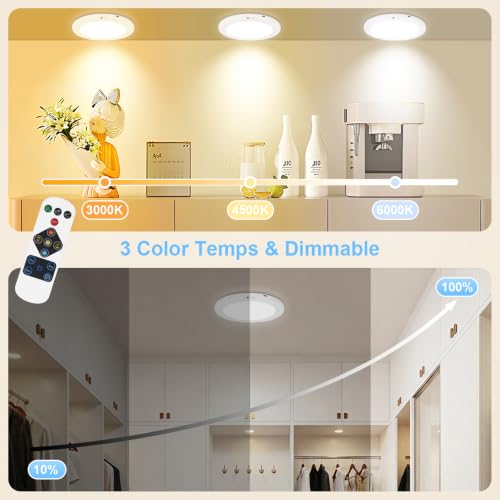 2Pack Rechargeable Magnetic Ceiling Light (2 Count)