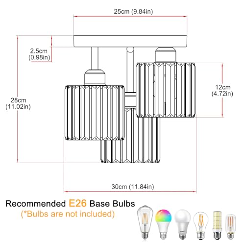 Modern Semi Flush Mount Ceiling Light