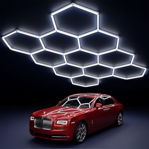 11 Hexagon LED Garage Light